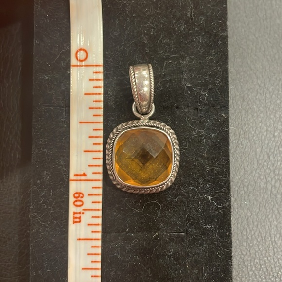 Citrine set in Sterling silver jewelry set - Picture 5 of 10